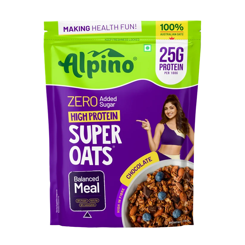 Alpino High Protein Super Rolled Oats Chocolate